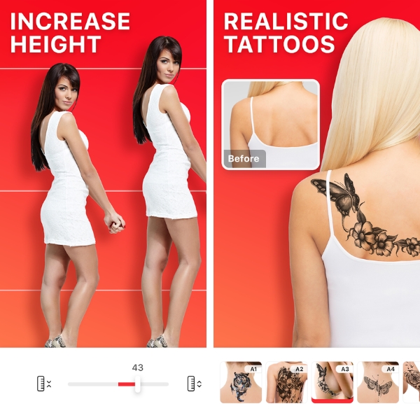 Print da interface do aplicativo Body Tune