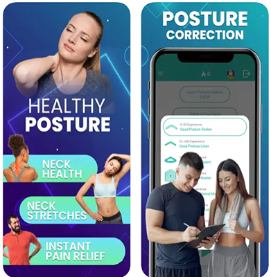 aplicativos melhorar postura Text Neck